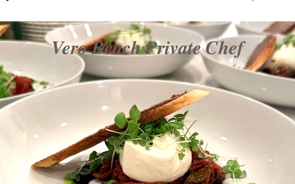 Vero Beach Private Chef homepage screenshot